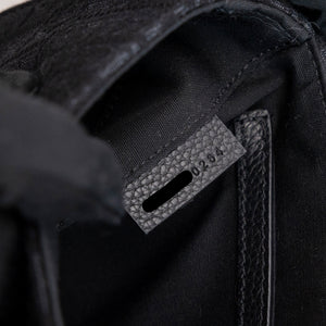 CHRISTIAN DIOR SADDLE SMALL MESSENGER BAG BLACK OBLIQUE JACQUARD / GRAINED CALFSKIN MULTICOLOUR HARDWARE