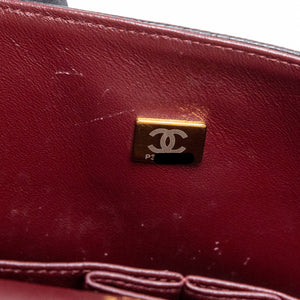 CHANEL MEDIUM CLASSIC DOUBLE FLAP BAG BLACK CAVIAR LEATHER GHW (MICROCHIP)