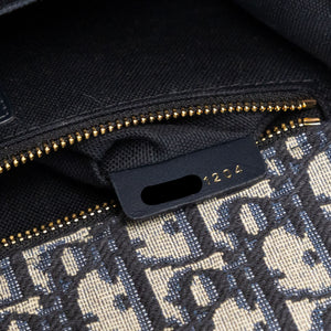 CHRISTIAN DIOR 30 MONTAIGNE EAST-WEST BAG WITH CHAIN OBLIQUE JACQUARD GHW
