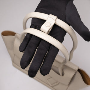 BOTTEGA VENETA ARCO BAG CALFSKIN WHITE GHW