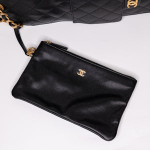 CHANEL 25 MEDIUM BAG CAVIAR LEATHER GHW