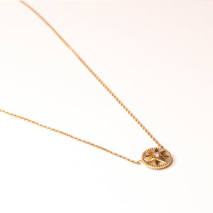 CHRISTIAN DIOR ROSE DE VENTS NECKLACE