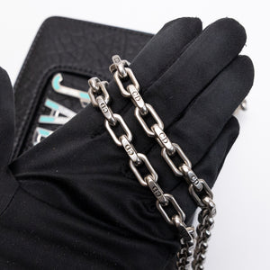 CHRISTIAN DIOR J'ADIOR FLAP BAG BLACK LAMBSKIN LEATHER SHW