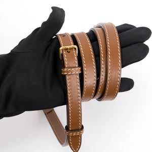 BURBERRY MINI POCKET BAG BROWN CALFSKIN GHW