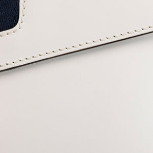 GUCCI MEDIUM SYLVIE SHOULDER BAG CALFSKIN WHITE GHW
