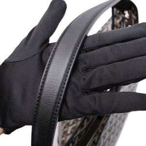 GOYARD BOHEME HOBO BAG BLACK CALFSKIN LEATHER CANVAS SHW