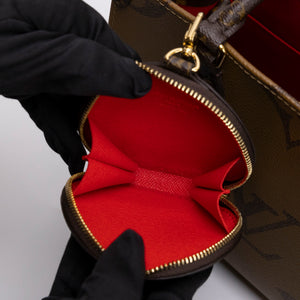 LOUIS VUITTON ON THE GO BROWN MONOGRAM CANVAS TOTE BAG GHW (MICROCHIP)