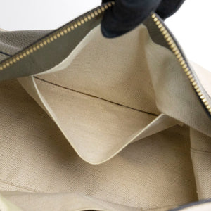 LOEWE MEDIUM PUZZLE BAG CALFSKIN OAT KHAKI GREEN GHW