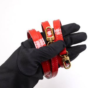 LOUIS VUITTON ALMA BB MONOGRAM PATENT RED GHW