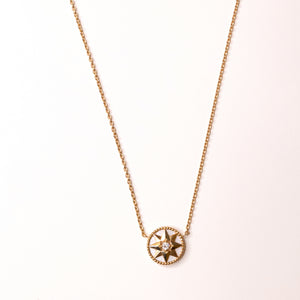 CHRISTIAN DIOR ROSE DE VENTS NECKLACE