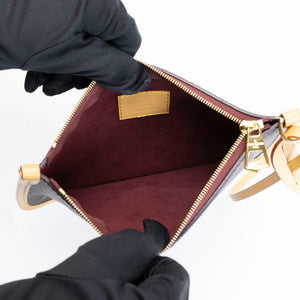 LOUIS VUITTON CARRYALL PM MONOGRAM CANVAS GHW (MICROCHIP)