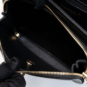 CHANEL BUSINESS AFFINITY SMALL FLAP BAG BLACK CAVIAR GHW