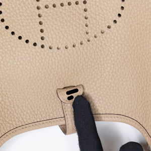 HERMES EVELYNE 16 CLEMENCE BEIGE MARFA GHW STAMP W