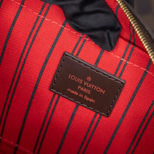 LOUIS VUITTON NEVERFULL MM DAMIER EBENE CANVAS GHW