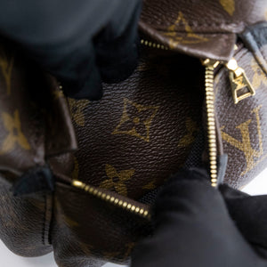 LOUIS VUITTON PALM SPRINGS MINI MONOGRAM CANVAS GHW (MICROCHIP)