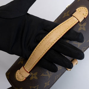 LOUIS VUITTON POCHETTE METIS EAST WEST MONOGRAM CANVAS GHW (MICROCHIP)