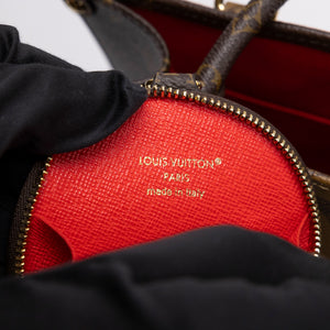 LOUIS VUITTON ON THE GO BROWN MONOGRAM CANVAS TOTE BAG GHW (MICROCHIP)