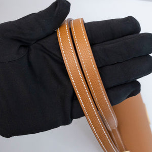 HERMES MINI CONSTANCE EPSOM GOLD GHW STAMP K