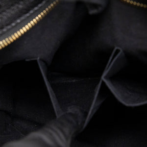 BALENCIAGA METALLIC EDG CITY S BAG BLACK GHW