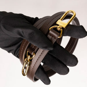 LOUIS VUITTON CROISETTE DAMIER EBENE CANVAS GHW