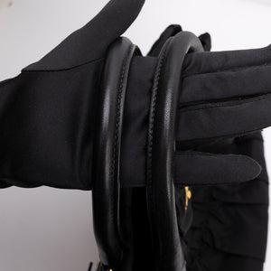 PRADA TESSUTO GAUFRE TOTE BLACK GHW