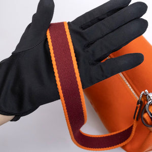 HERMES SMALL BRIDE-A-BRAC TRAVEL CASE ORANGE FEU CANVAS SHW