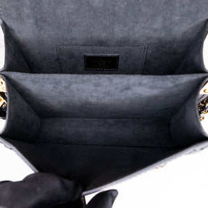 LOUIS VUITTON MINI DAUPHINE BLACK EPI LEATHER GHW