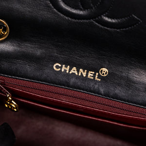 CHANEL VINTAGE CLASSIC SQUARE FLAP LAMBSKIN GHW