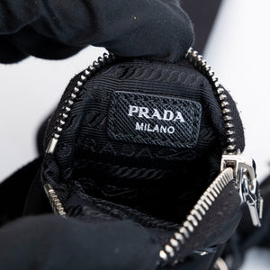 PRADA RE-EDITION 2005 SHOULDER BAG RE-NYLON BLACK SHW