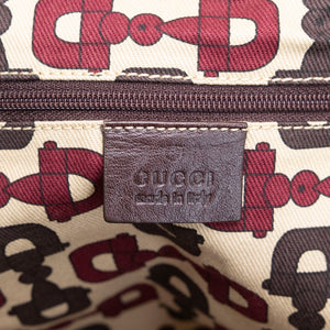 GUCCI GUCCISSIMA LARGE PRINCY TOTE BAG BROWN LEATHER GHW