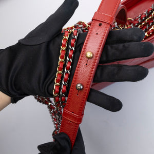 CHANEL MEDIUM GABRIELLE HOBO BAG CALFSKIN RED MULTICOLOUR HARDWARE