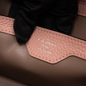 LOUIS VUITTON CAPUCINES BB LIGHT PINK TAURILLON CALFSKIN LEATHER SHW