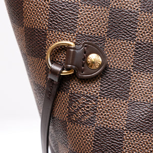 LOUIS VUITTON NEVERFULL MM DAMIER EBENE GHW
