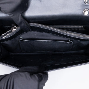 BVLGARI SERPENTI FOREVER SHOULDER BAG BLACK CALFSKIN