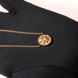 CHRISTIAN DIOR ROSE DE VENTS NECKLACE
