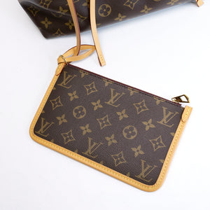 LOUIS VUITTON CARRYALL PM MONOGRAM CANVAS GHW (MICROCHIP)