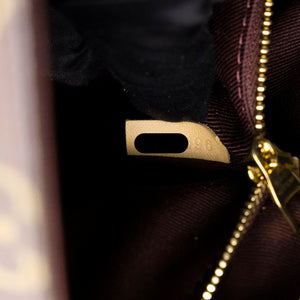 LOUIS VUITTON CLUNY MM BROWN MONOGRAM CANVAS GHW