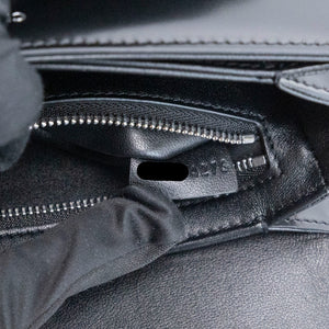 CELINE TEEN TRIOMPHE BAG SHINY CALFSKIN BLACK SHW