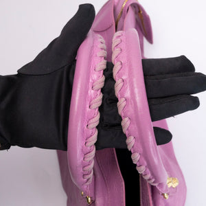 BALENCIAGA MEDIUM CLASSIC CITY CROSSBODY BAG PURPLE GHW