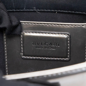 BVLGARI SERPENTI FOREVER SHOULDER BAG SILVER METALLIC LEATHER SHW