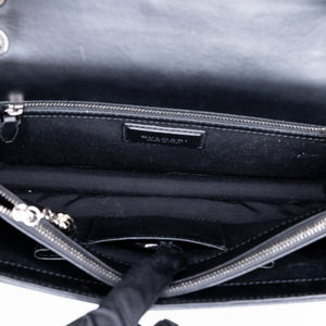 BVLGARI SERPENTI FOREVER SHOULDER BAG BLACK CALFSKIN