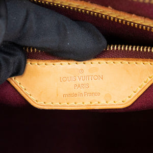 LOUIS VUITTON VERNIS BREA MM BAG MONOGRAM PATENT AMARANTE GHW