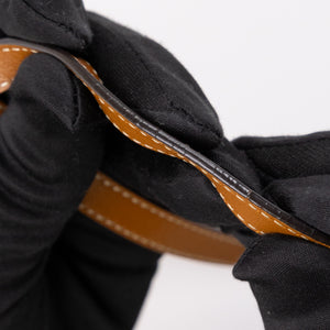 CELINE DOUBLE FLAP TRIOMPHE CANVAS WALLET ON STRAP