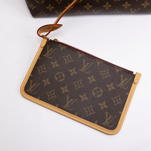 LOUIS VUITTON CARRYALL PM BROWN MONOGRAM CANVAS GHW (MICROCHIP)