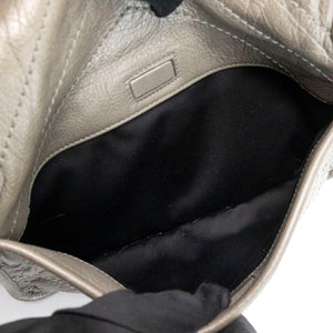 SAINT LAURENT MEDIUM NIKKI BAG CALFSKIN GREY SHW