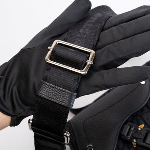 CHRISTIAN DIOR SADDLE SMALL MESSENGER BAG BLACK OBLIQUE JACQUARD / GRAINED CALFSKIN MULTICOLOUR HARDWARE
