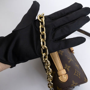 LOUIS VUITTON POCHETTE METIS EAST WEST MONOGRAM CANVAS GHW (MICROCHIP)