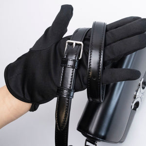 CELINE TEEN TRIOMPHE BAG SHINY CALFSKIN BLACK SHW