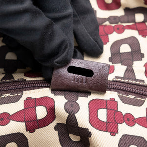GUCCI GUCCISSIMA LARGE PRINCY TOTE BAG BROWN LEATHER GHW