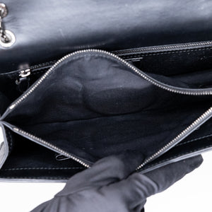 BVLGARI SERPENTI FOREVER SHOULDER BAG BLACK CALFSKIN